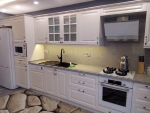 کابینت سفید نئوکلاسیک پولیشی