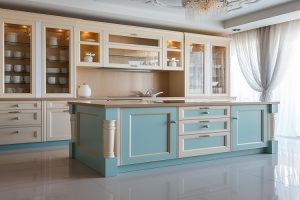 کابینت روکش دار یا رنگ شده
